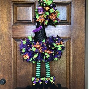 Witch  hat Halloween wreath